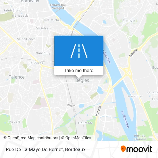 Rue De La Maye De Bernet map