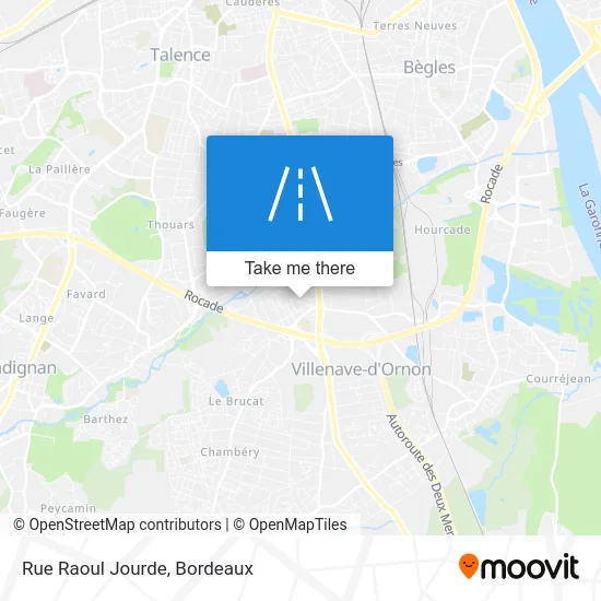 Rue Raoul Jourde map