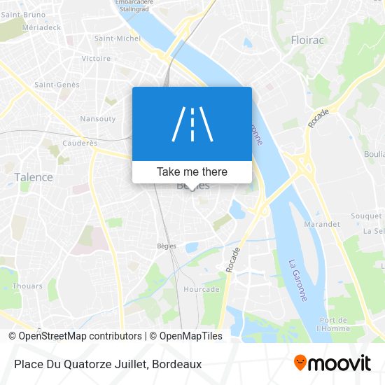 Place Du Quatorze Juillet map