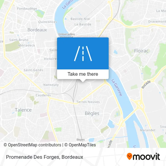 Promenade Des Forges map
