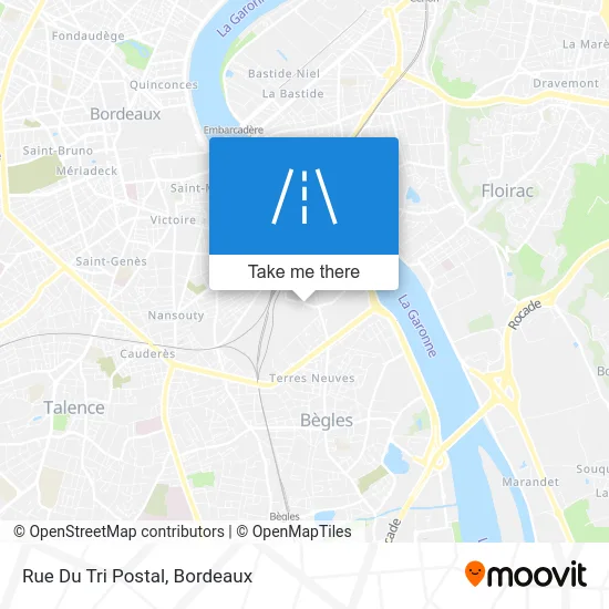 Rue Du Tri Postal map