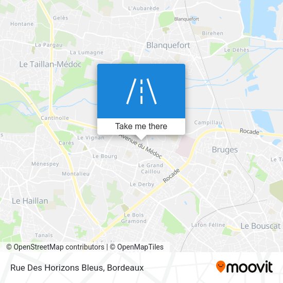 Rue Des Horizons Bleus map