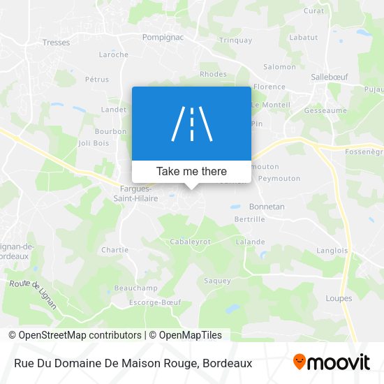 Rue Du Domaine De Maison Rouge map