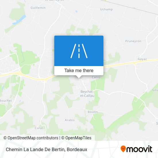 Chemin La Lande De Bertin map