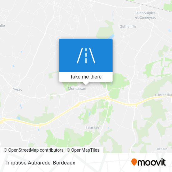 Impasse Aubarède map
