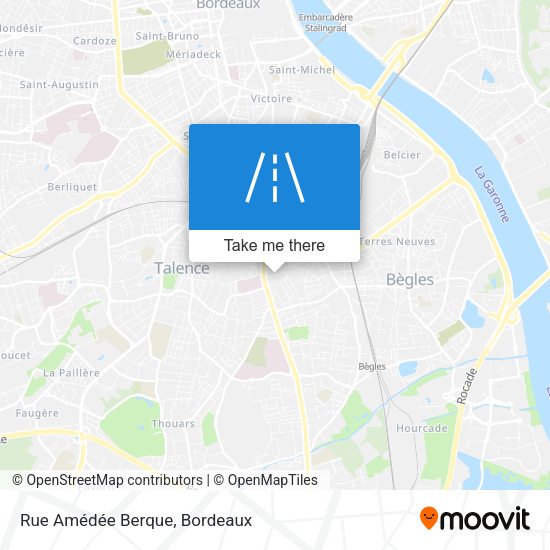 Rue Amédée Berque map