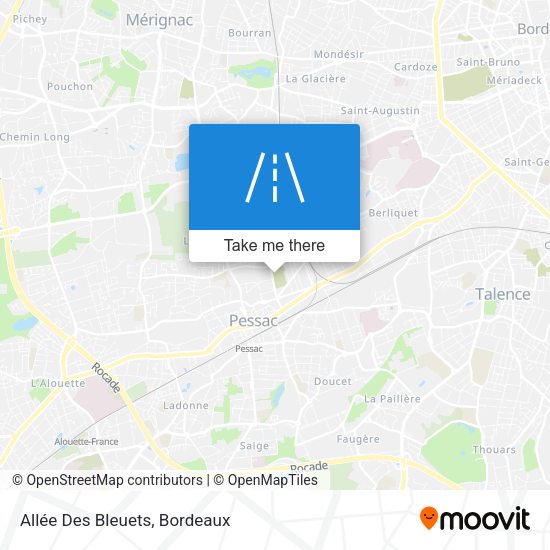 Allée Des Bleuets map
