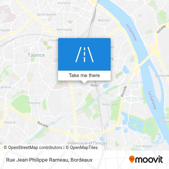 Rue Jean-Philippe Rameau map