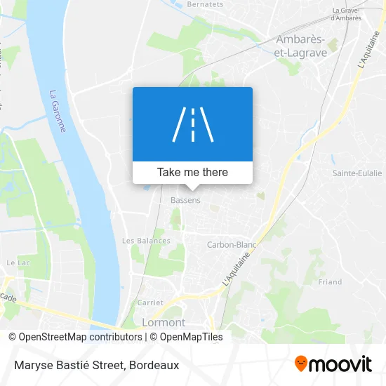 Rue Maryse Bastié map