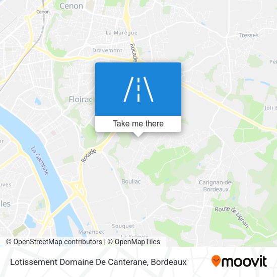 Lotissement Domaine De Canterane map