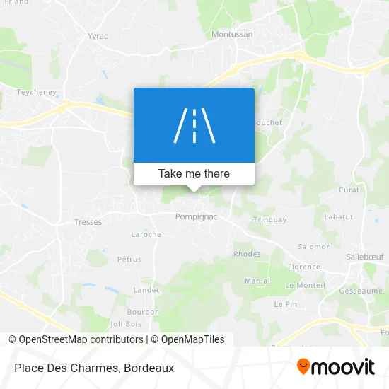 Place Des Charmes map