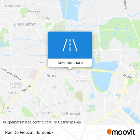 Rue De Fieuzal map