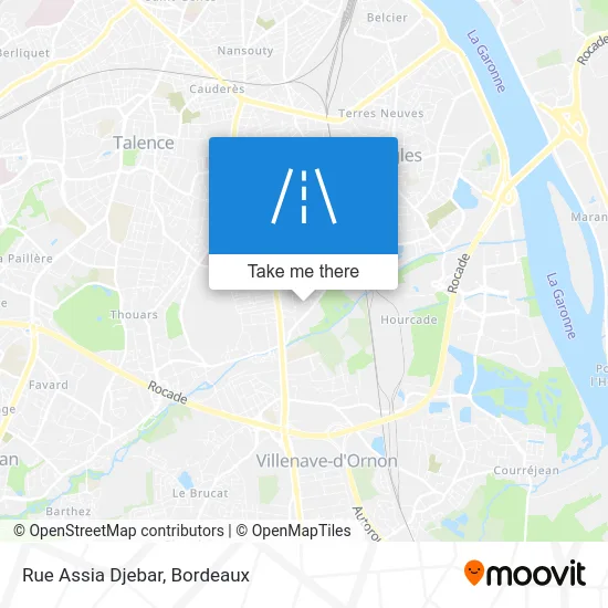 Rue Assia Djebar map