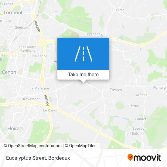 Rue Des Eucalyptus map