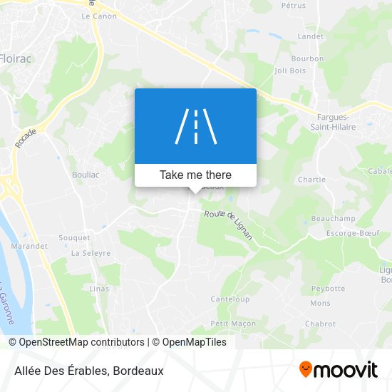 Allée Des Érables map