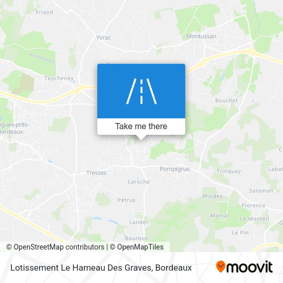 Lotissement Le Hameau Des Graves map