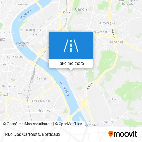 Rue Des Carrelets map