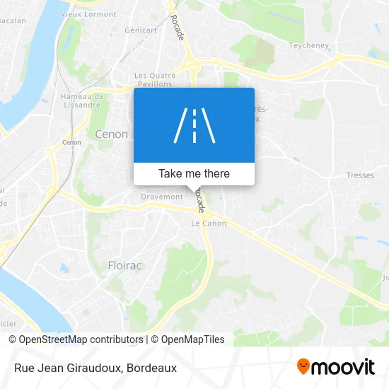Rue Jean Giraudoux map