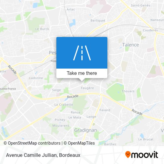 Avenue Camille Jullian map