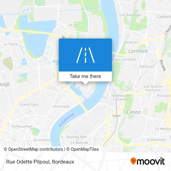 Rue Odette Pilpoul map