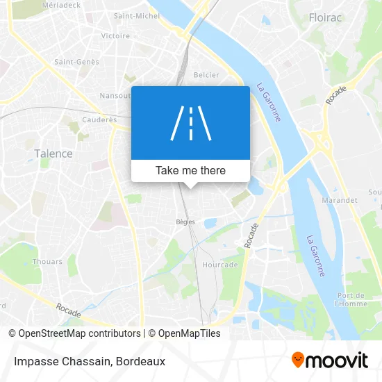 Impasse Chassain map