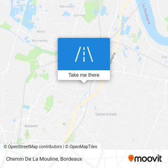 Chemin De La Mouline map