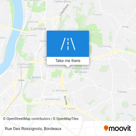 Rue Des Rossignols map