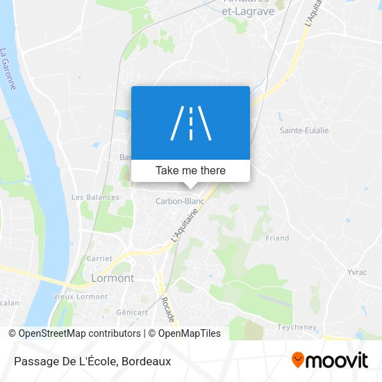 Passage De L'École map