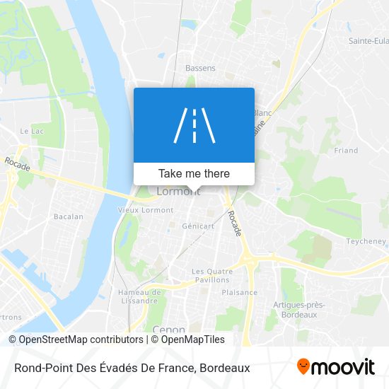 Rond-Point Des Évadés De France map