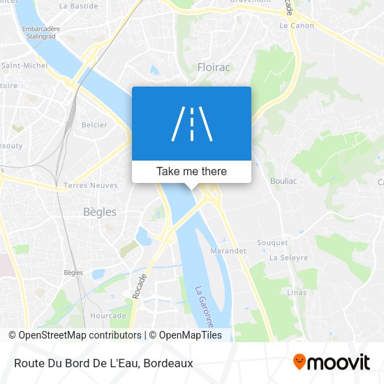 Route Du Bord De L'Eau map
