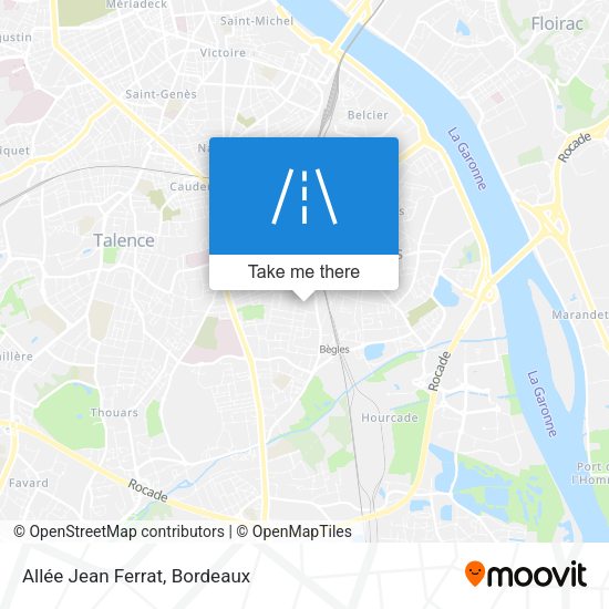 Allée Jean Ferrat map