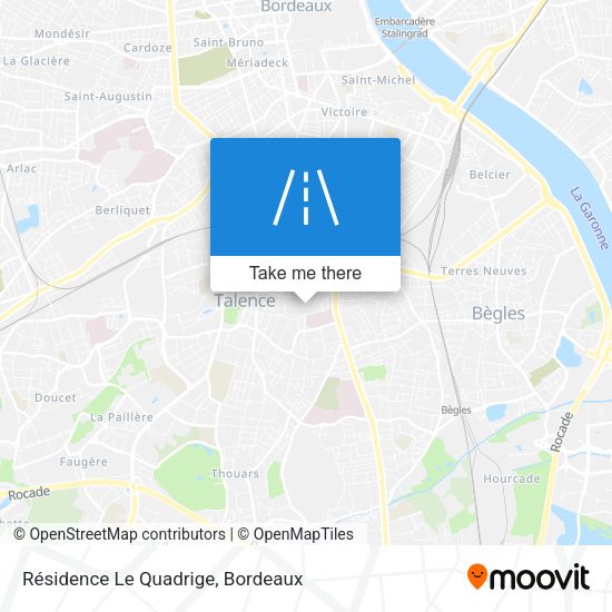 Résidence Le Quadrige map