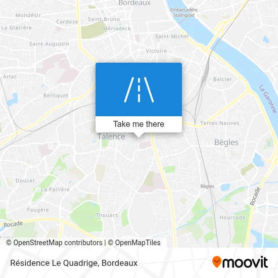 Résidence Le Quadrige map