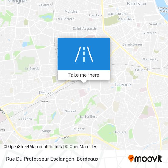 Rue Du Professeur Esclangon map