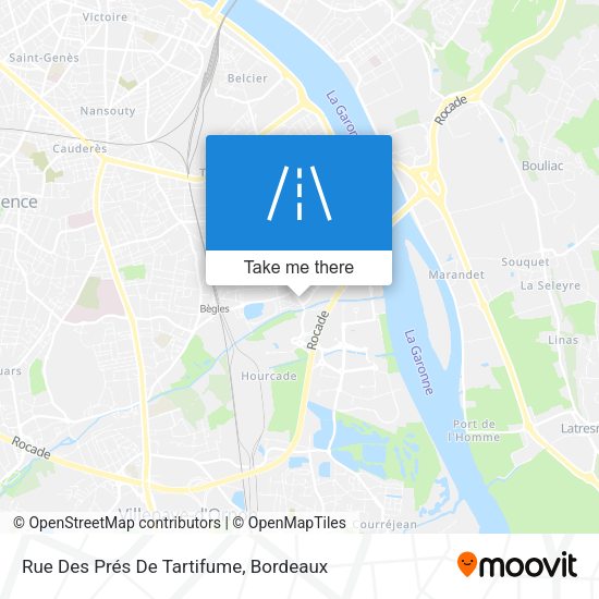 Rue Des Prés De Tartifume map