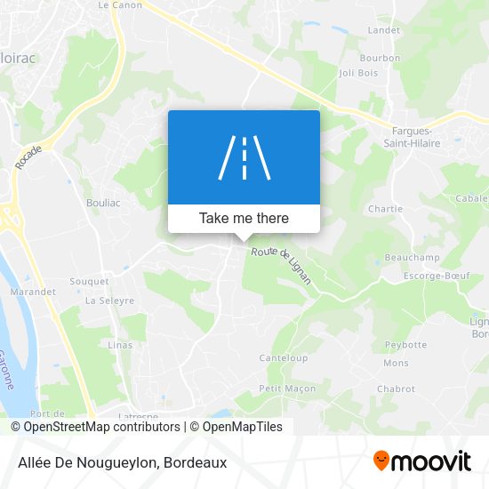 Allée De Nougueylon map