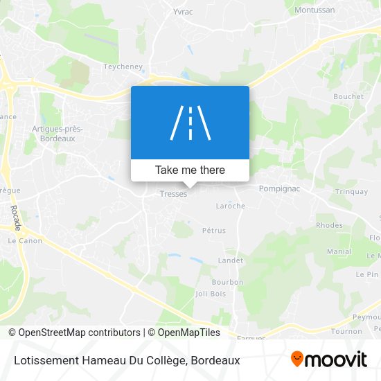Lotissement Hameau Du Collège map