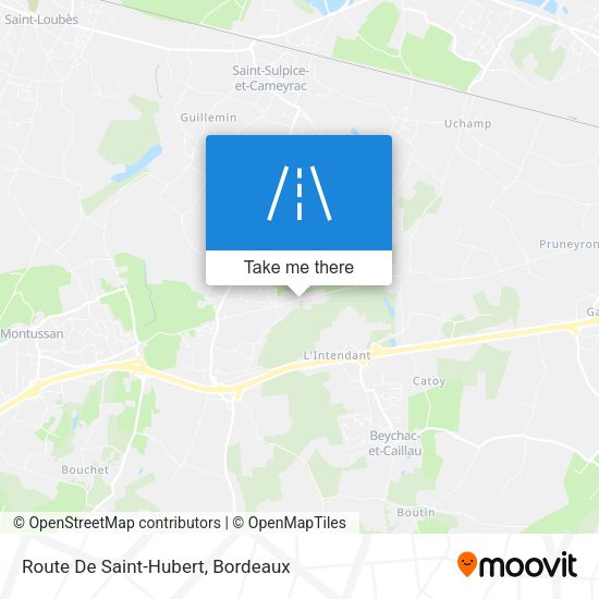 Route De Saint-Hubert map