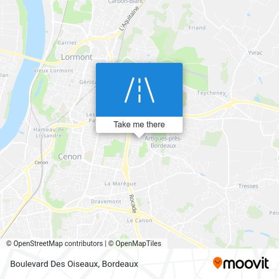 Boulevard Des Oiseaux map