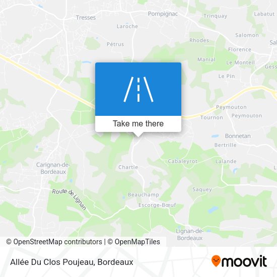 Allée Du Clos Poujeau map