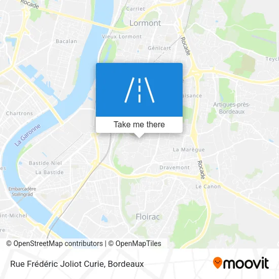 Rue Frédéric Joliot Curie map