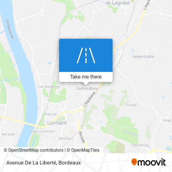 Avenue De La Liberté map