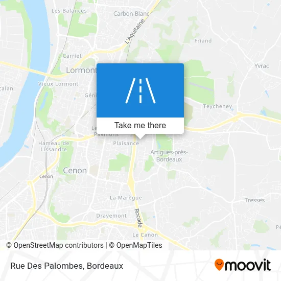 Rue Des Palombes map