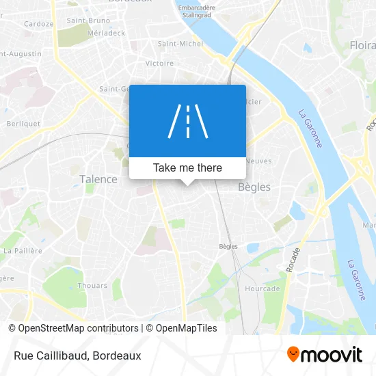 Rue Caillibaud map