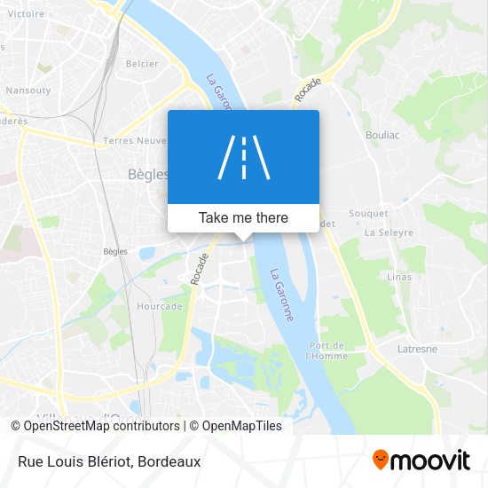 Rue Louis Blériot map