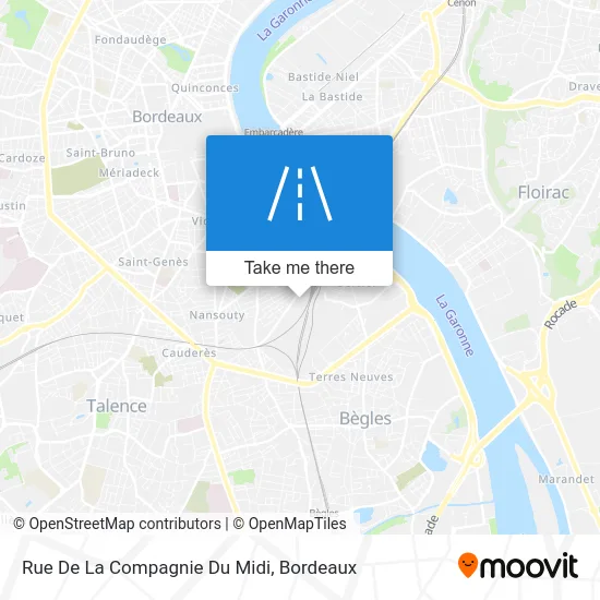 Rue De La Compagnie Du Midi map