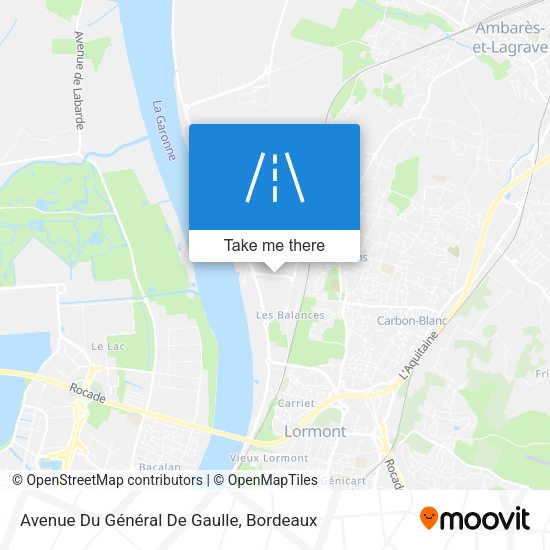 Avenue Du Général De Gaulle map