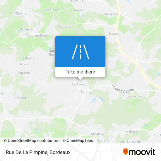 Rue De La Pimpine map