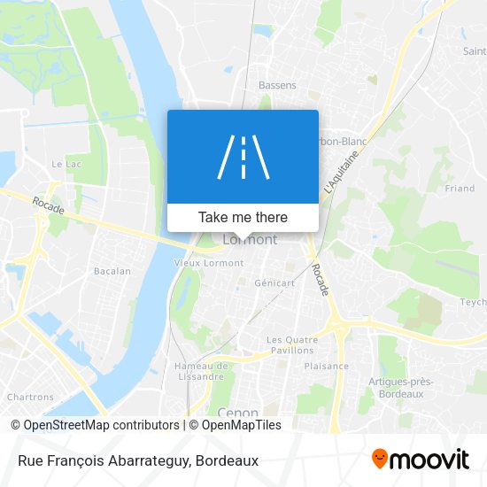 Rue François Abarrateguy map