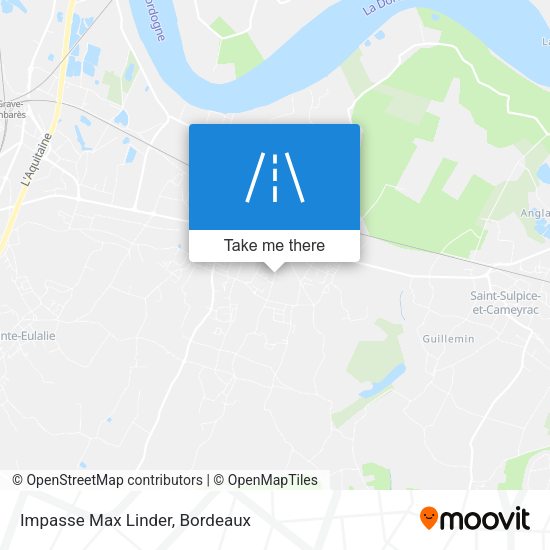Impasse Max Linder map